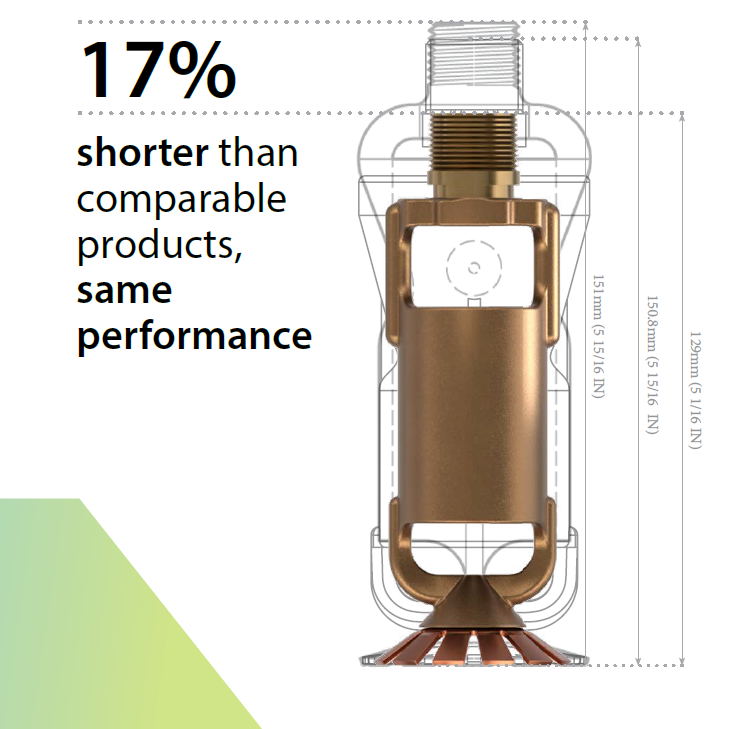 Viking AX1 foam nozzle, the smallest approved nozzle on the market for your transition to SFFF