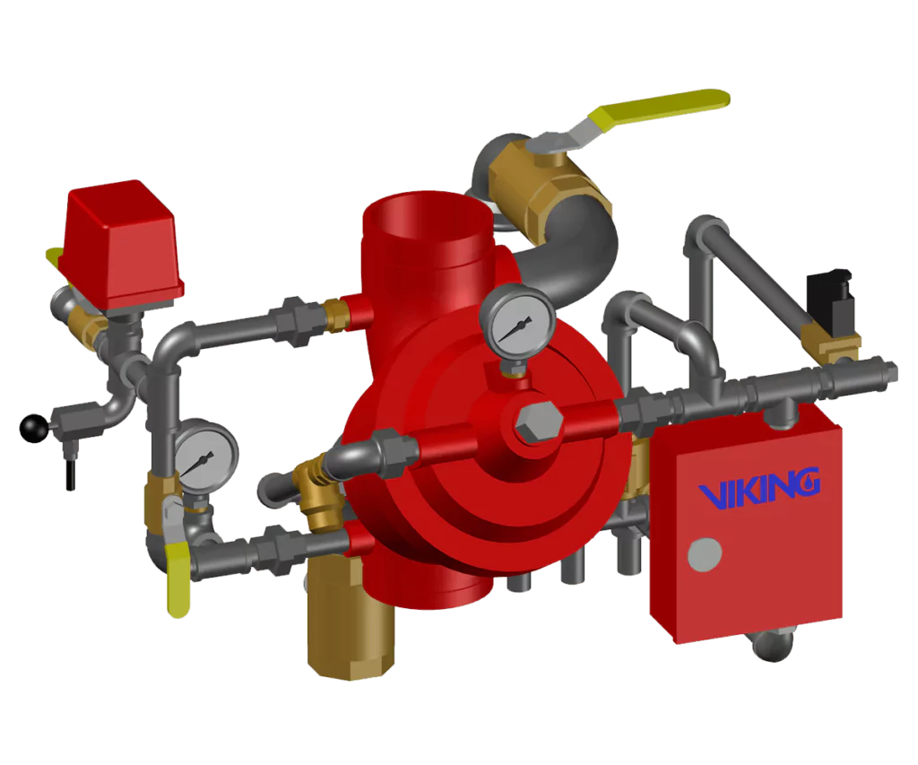 deluge valve electrical release for deluge system