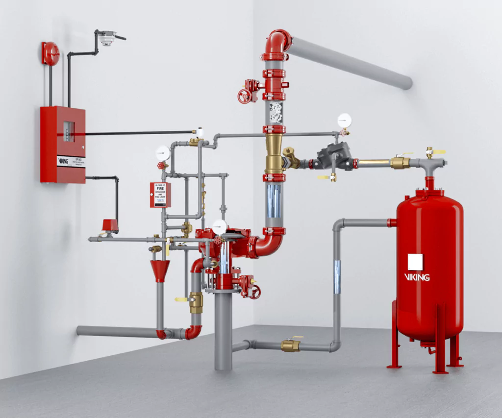 Foam suppression system