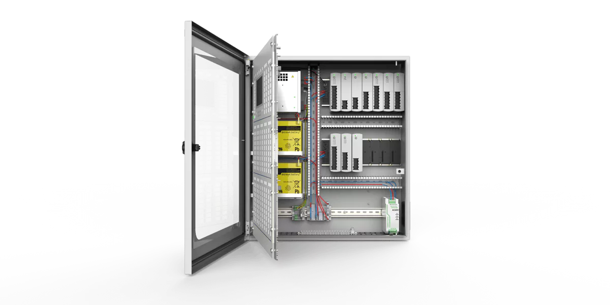 Clunid DCP-1 - extinguishing control panel - opened view